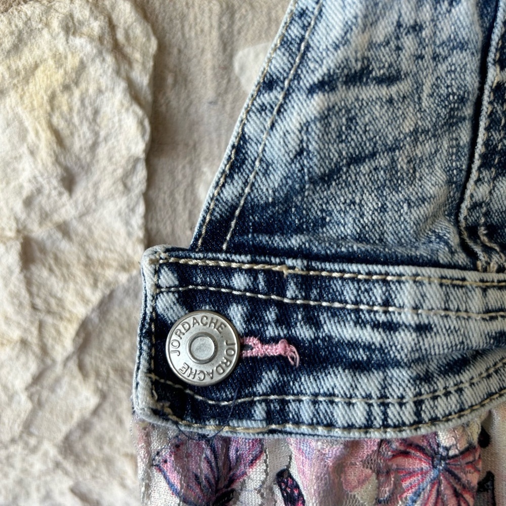 JORDACHE Blue Denim Jean Dress  L 10/12  Preloved Very Good Condition - Picture 5 of 7
